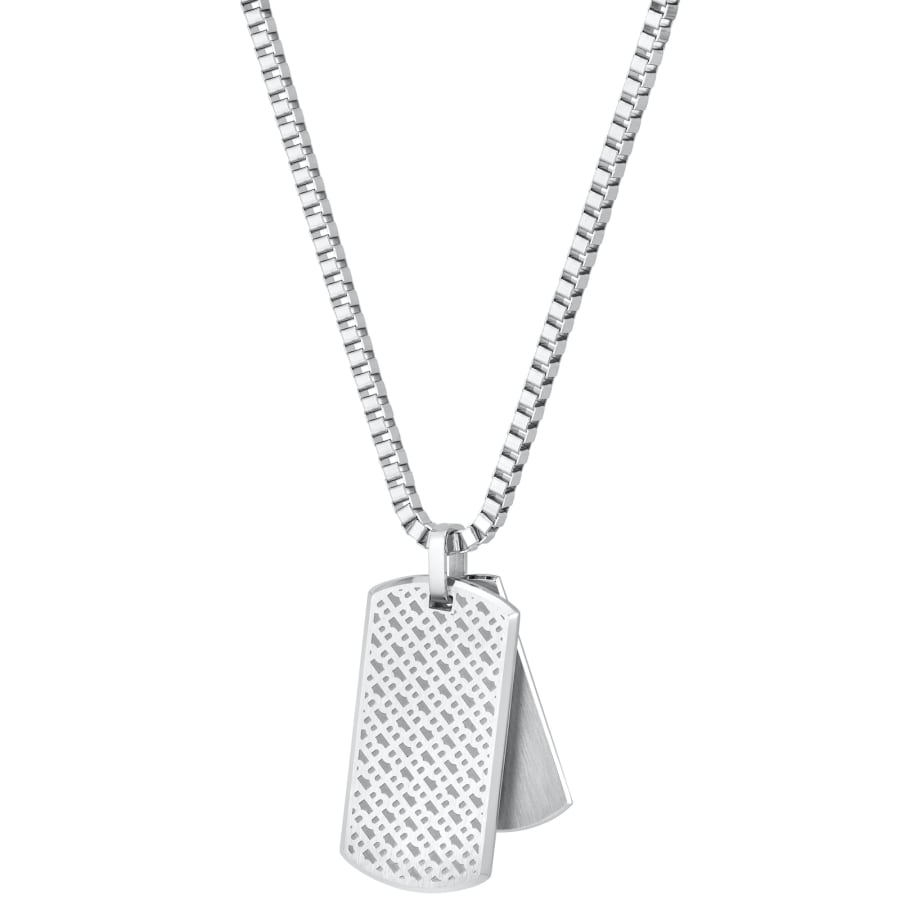 BOSS Devon Necklace And Bracelet Gift Set Silver | Mainline